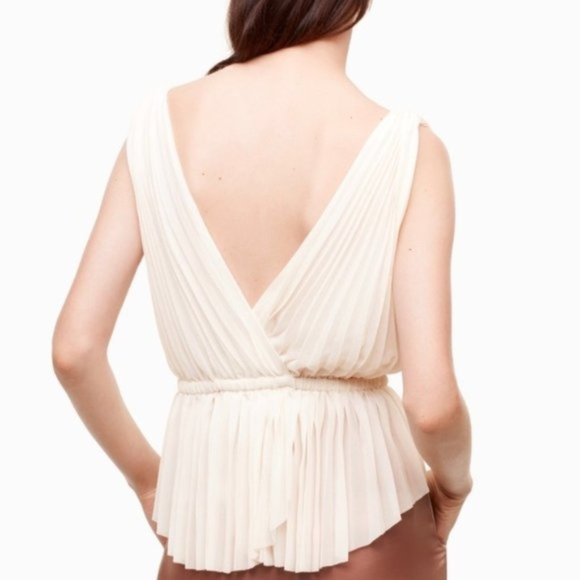 Wilfred Le Fou Leron Pleated Top (S) - Picture 4 of 5